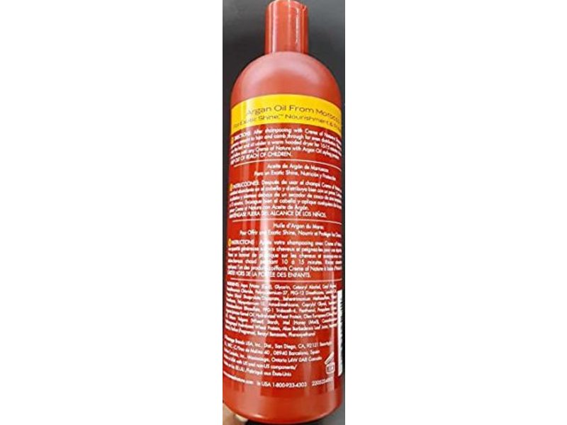 Creme Of Nature Intensive Conditioner Treatment, Argan oil, 20 fl oz/591 mL
