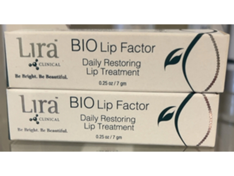 Lira Bio Lip Factor Daily Restoring Lip Treatment, 0.25 oz/7 g