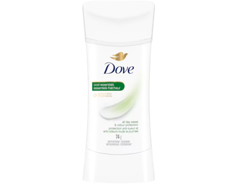 Dove Cool Essentials Antiperspirant, 74 g.