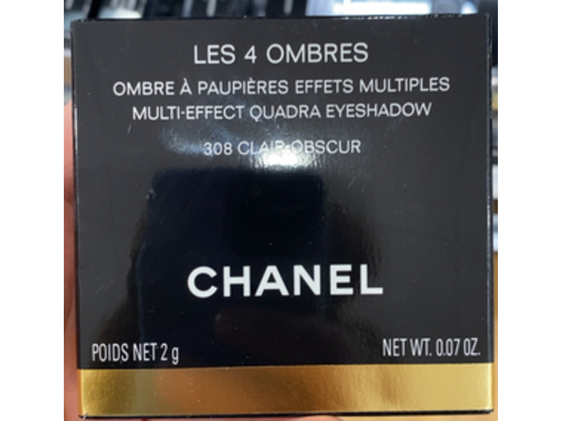 Chanel Ladies Les 4 Ombres Eyeshadow, 308 Clair Obscur, 0.07 oz/2 g