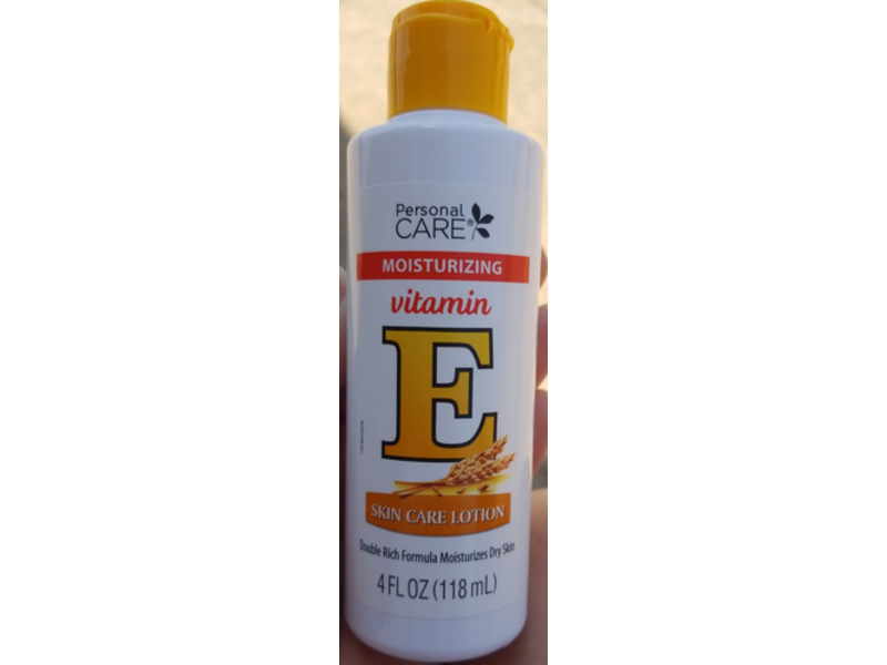 Personal Care Moisturizing Skin Care Lotion, Vitamin E, 4 fl oz/118 mL