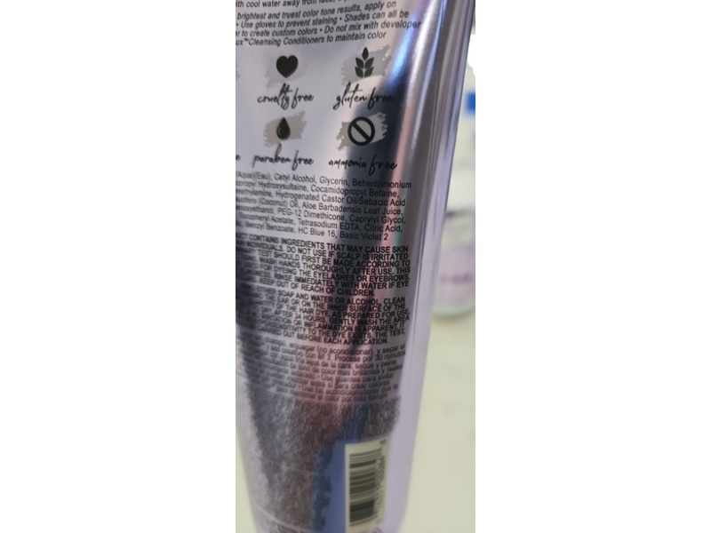 Color Lux Direct Vibes Semi-Permanent Hair Color, Lilac, 8 fl oz/237 mL