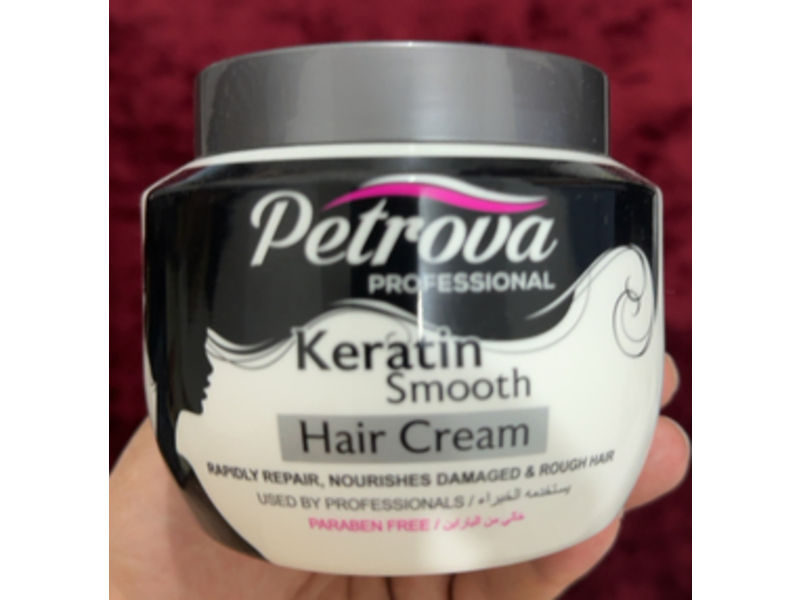 Petrova Professional Keratin Smooth Hair Cream, 500 mL