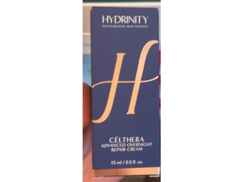 Hydrinity Celthera Advanced Overnight Repair Cream, 0.5 fl oz/15 mL
