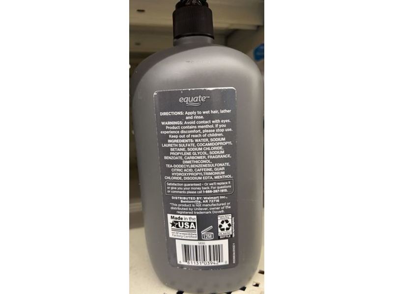 Equate Refreshing Shampoo & Conditioner, 31 fl oz/917 mL