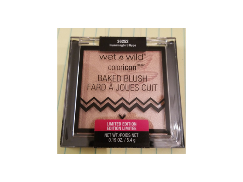 Wet n Wild Color Icon Baked Blush, Hummingbird Hype, 0.19 oz / 5.4 g
