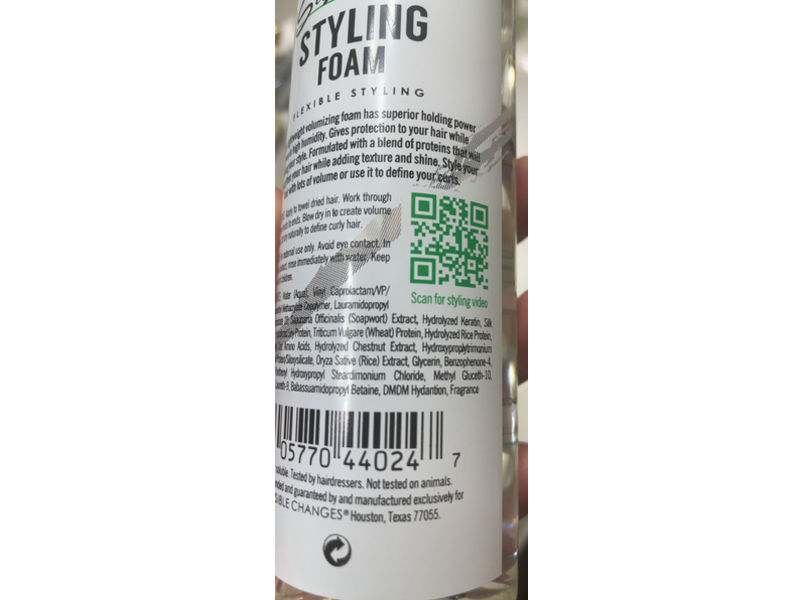 Visible Changes Signature Styling Foam, 7 oz/207 mL