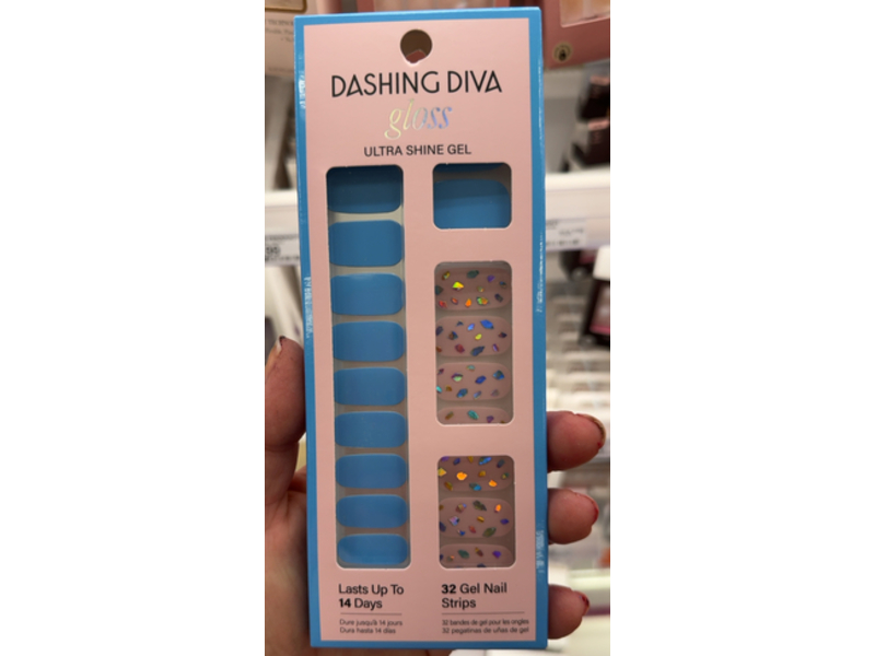 Dashing Diva Gloss Ultra Shine Gel Nail Strips, Magic Touch, 32 Count