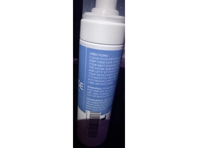 Intimate Rose Fresh Rinse Foaming Device Cleanser, 8 fl oz/210 mL