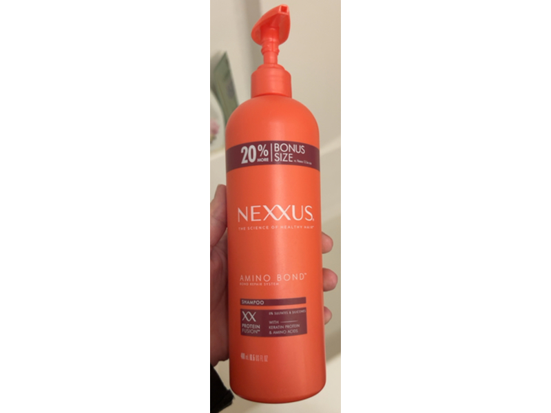 Nexxus Amino Bond Repair System Shampoo, Keratin Protein & Amino Acids, 16.5 fl oz/488 mL