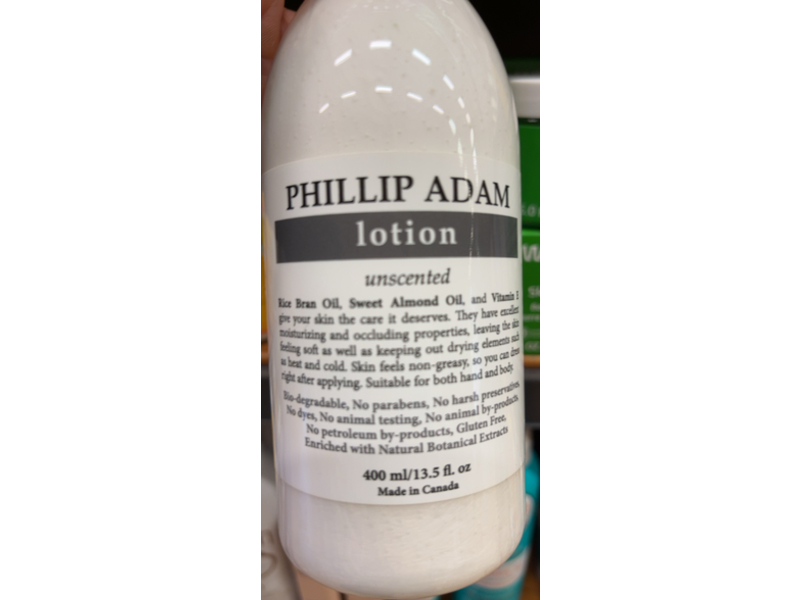 Phillip Adam Lotion,13.5 fl oz/400 mL