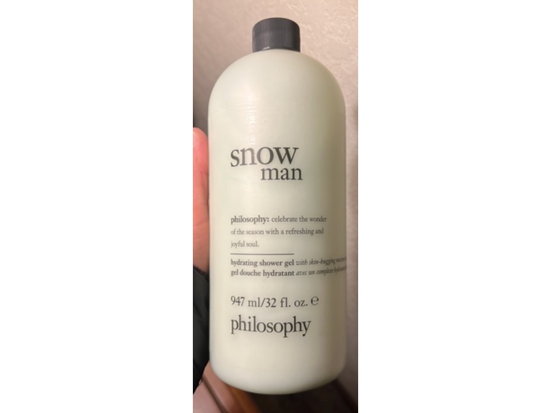 Philosophy Hydrating Shower Gel, Snow Man, 32 fl oz/947 mL