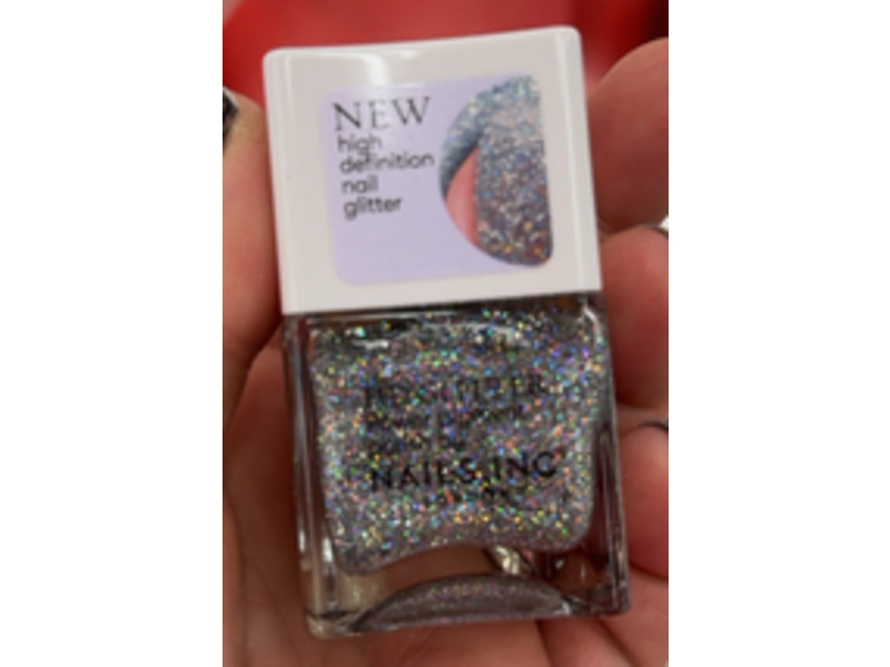 Nails.Inc HD Glitter Power Pigment Polish, Ring Light Ready, 0.47 fl oz/14 mL