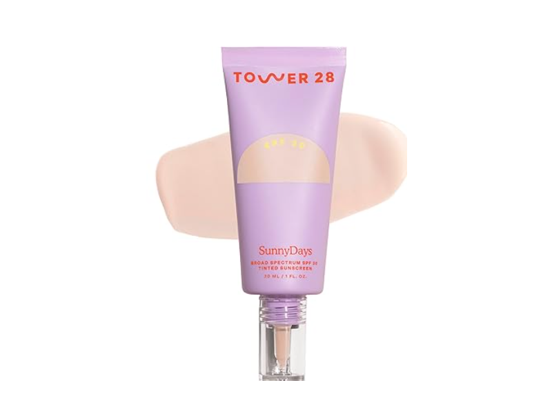 Tower 28 Sunny Days Mineral Tinted Sunscreen, 05 Fairfax, SPF 30, 1 fl oz/30 mL