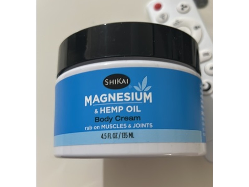 Shikai Magnesium Body Cream, 4.5 fl oz/135 mL