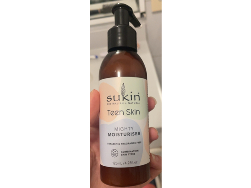 Sukin Teen Skin Mighty Moisturizer, 4.23 fl oz/125 mL