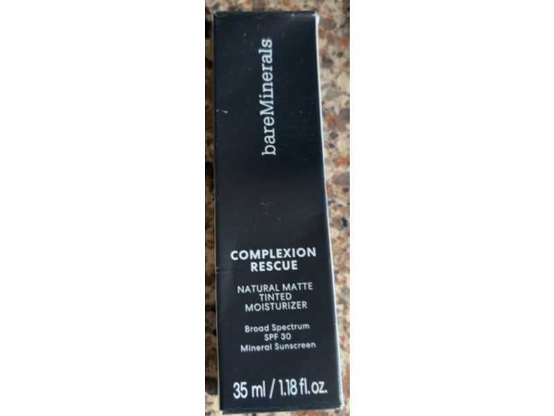 bareMinerals Complexion Rescue Natural Matte Tinted Moisturizer, SPF 30, Buttercream 03, 1.18 fl oz/35 mL