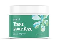 Asutra Treat your Feet Foot Cream, Peppermint & Tea Tree, 3.4 fl oz/100 mL - thumbnail 1