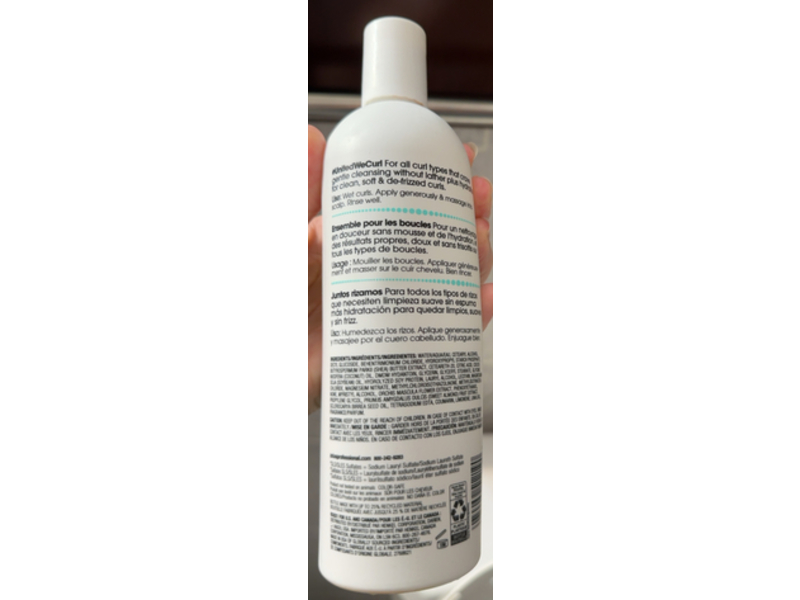 Zotos All About Curls Nettoyant Non Moussant Hydration, 15 fl oz/443 mL
