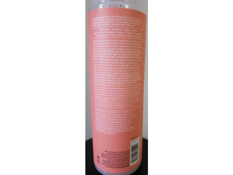 Texture ID Intense Moisturizing Leave-In Conditioner, Aloe Vera Extract + Coconut Oil, 8.45 fl oz/250 mL