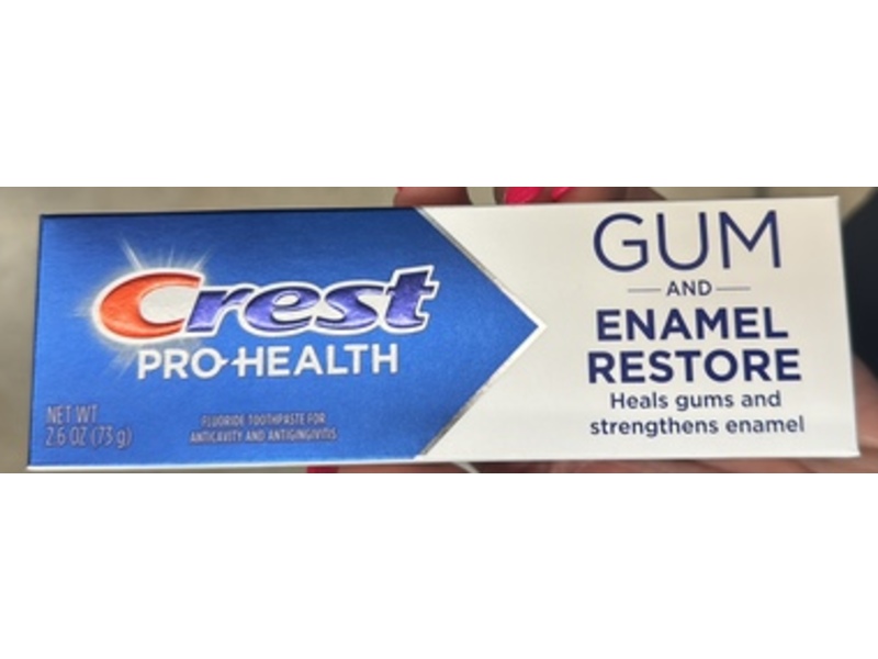 Crest Pro-Health Gum And Enamel Restore Toothpaste, 2.6 oz/73 g
