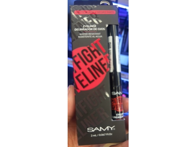 Samy Catfight Eyeliner Pencil, Black, 0.067 fl oz/2 mL