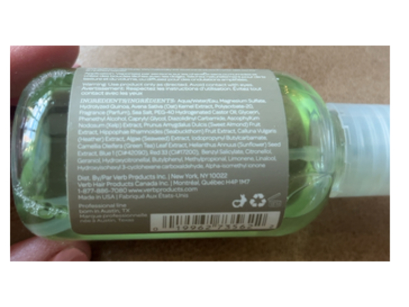 Verb Sea Spray, 2.4 fl oz/75 mL