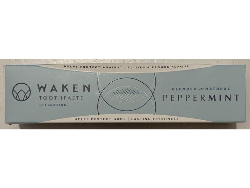 Waken Toothpaste, Pepper Mint, 75 mL