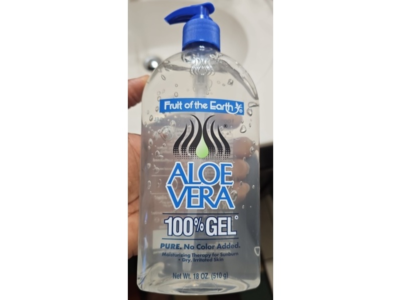 Fruit of The Earth Aloe Vera Gel, 18 oz/510 g