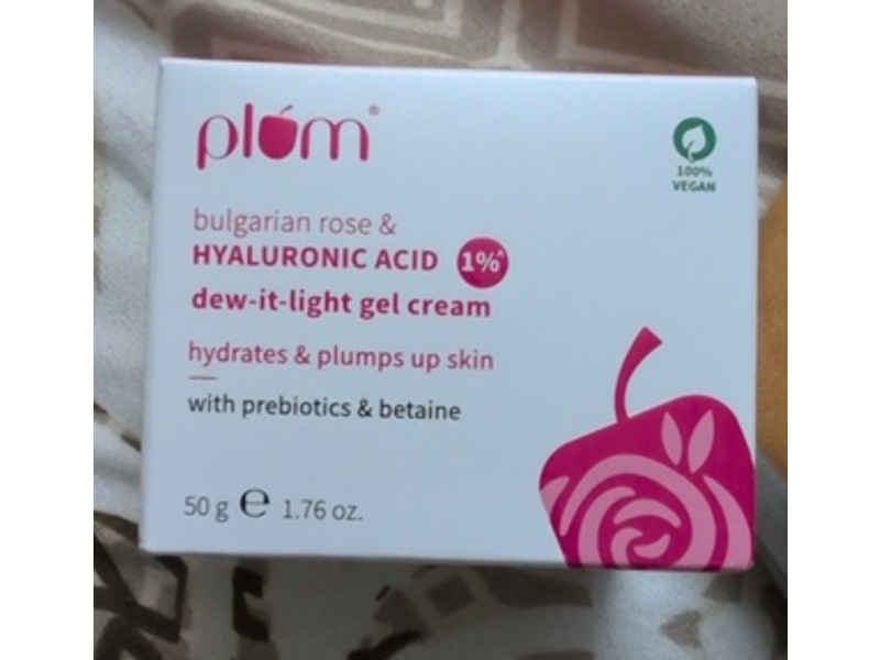 Plam Hyaluronic Acid Dew-It -Light Gel Cream, 1.76 fl oz/50 g