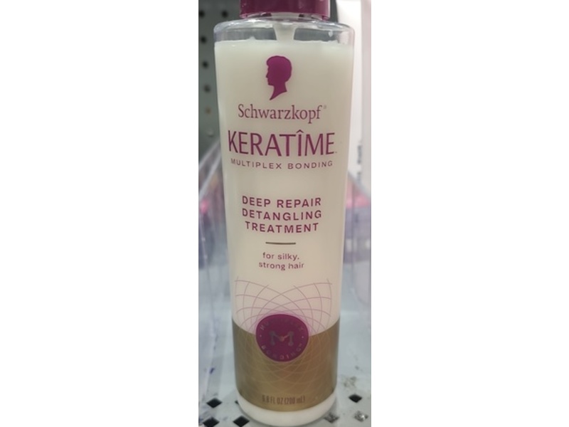 Schwarzkopf Keratime Deep Repair Detangling Treatment, 6.8 fl oz/200 mL