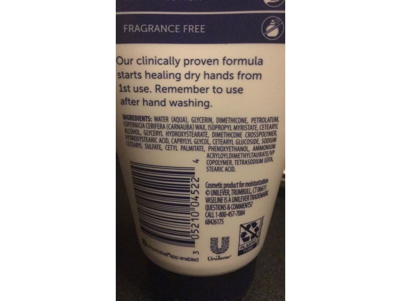Vaseline Clinical Care Dry Hands Rescue, 5.1 fl oz/150 mL