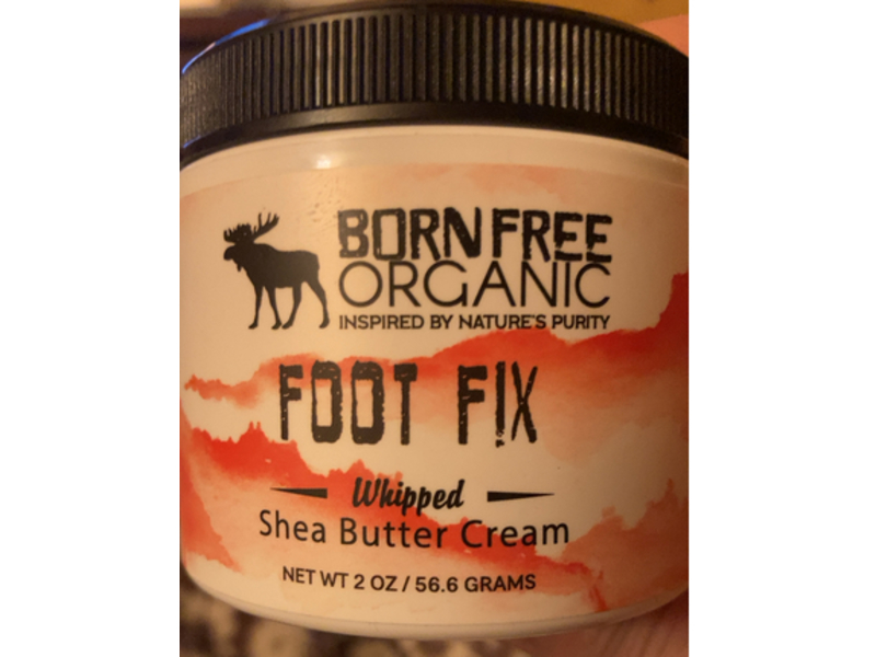 Born Free Organic Foot Fix Whipped Shea Butter, 2 oz/56.6 g