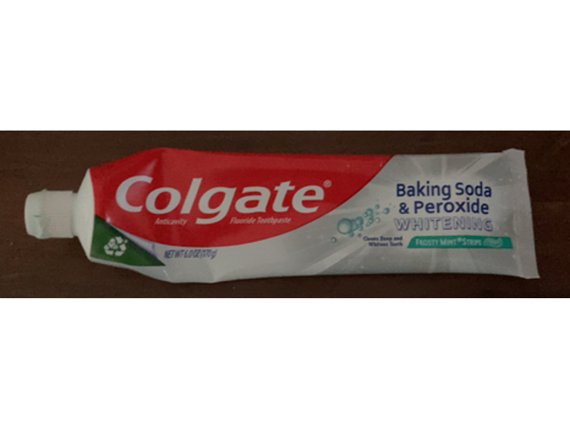 Colgate Whitening Toothpaste, Frosty Mint Stripe, 6.0 oz/170 g