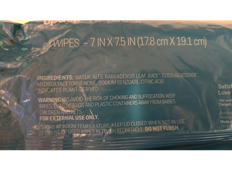 Up & Up Sensitive Baby Wipes, 64 Count