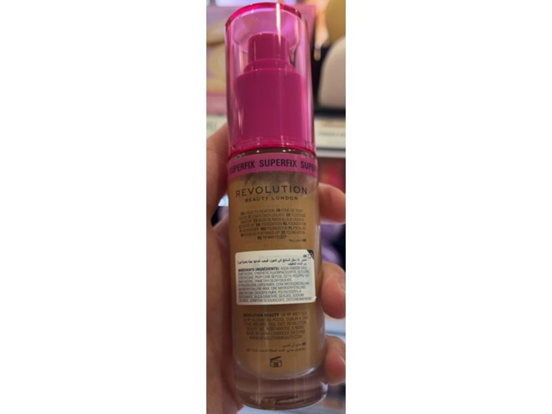 Revolution Beauty London Superfix Longwear Blurring Foundation, F9.2N, 0.78 fl oz/23 mL