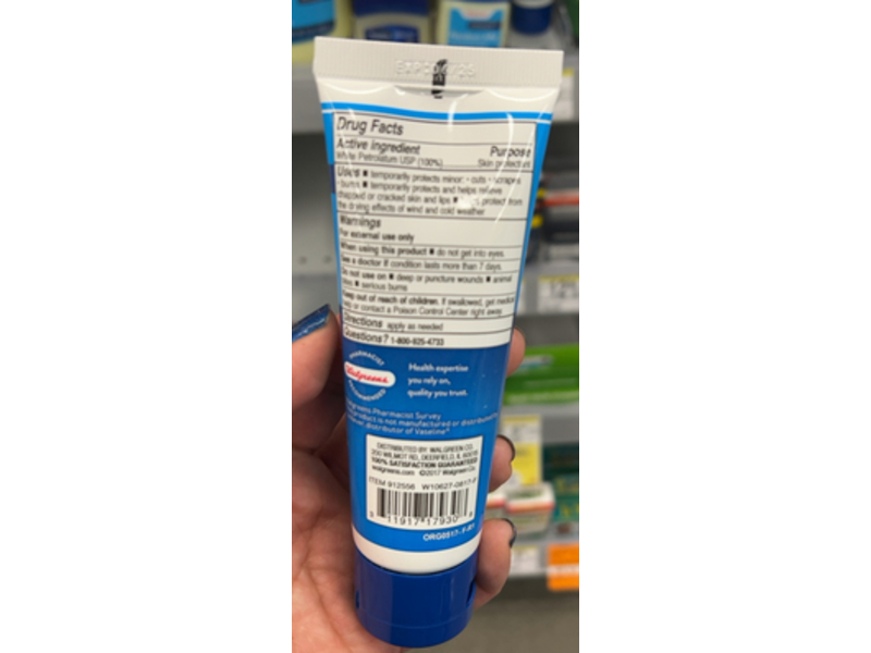 Walgreens Petroleum Jelly, 2.5 oz/71 g, Pack Of 2