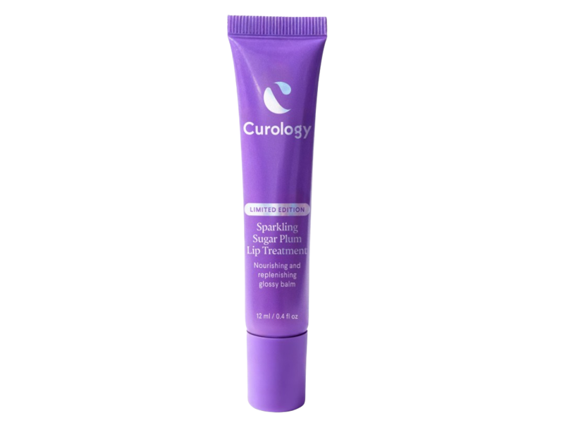 Curology Lip Treatment Glossy Balm, Sparkling Sugar Plum, 0.4 fl oz/12 mL