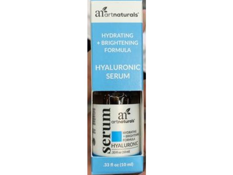 Artnaturals Hydrating + Brightening Serum, Hyaluronic, 0.33 fl oz/10 mL