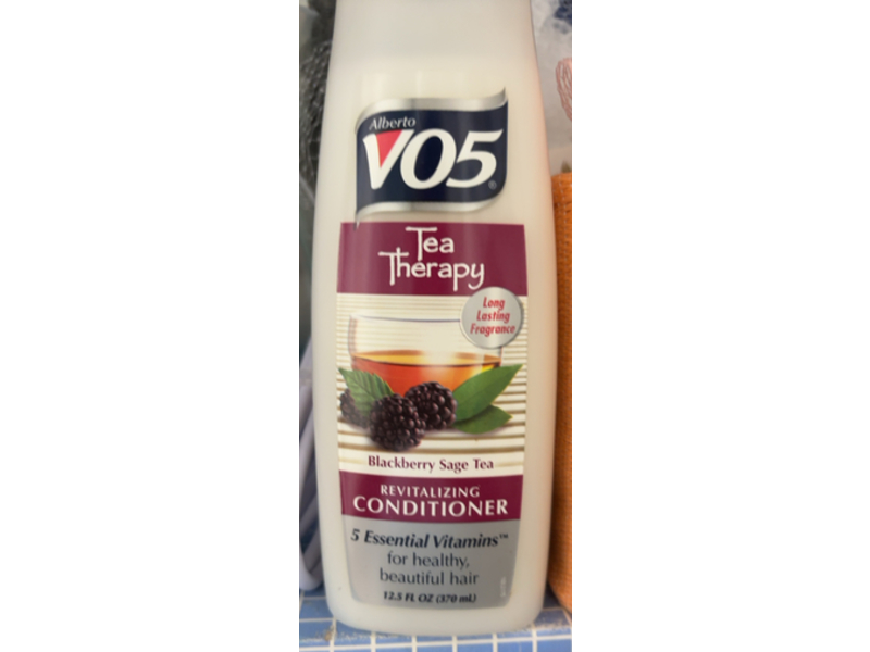 Alberto VO5 Tea Therapy Revitalizing Conditioner, Blackberry & Sage Tea, 12.5 fl oz/370 mL
