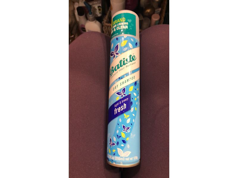 Batiste Dry Shampoo, Light & Breezy Fresh, 6.73 fl oz/200 mL