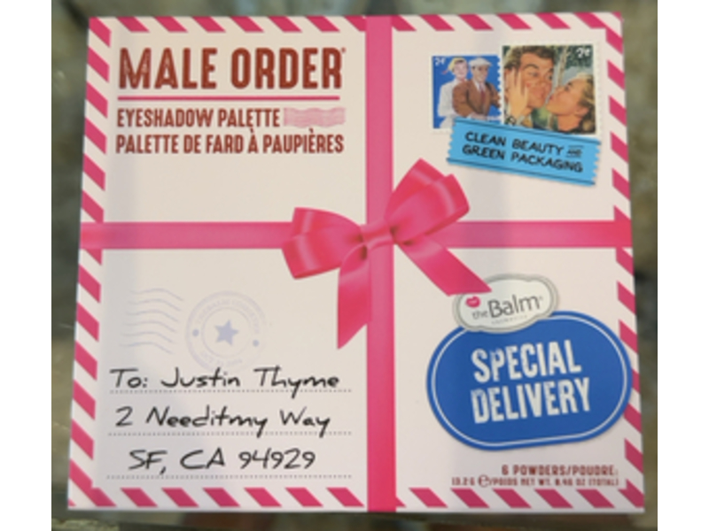 The Balm Male Order Eyeshadow Palette, Special Delivery, 0.46 oz/13.2 g