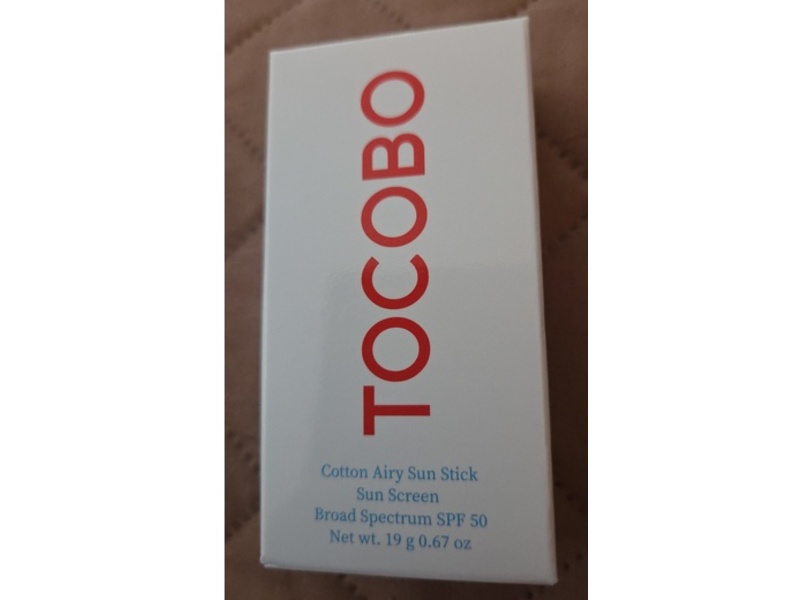 Tocobo Cotton Airy Sun Screen Stick, SPF 50, 0.67 oz/19 g