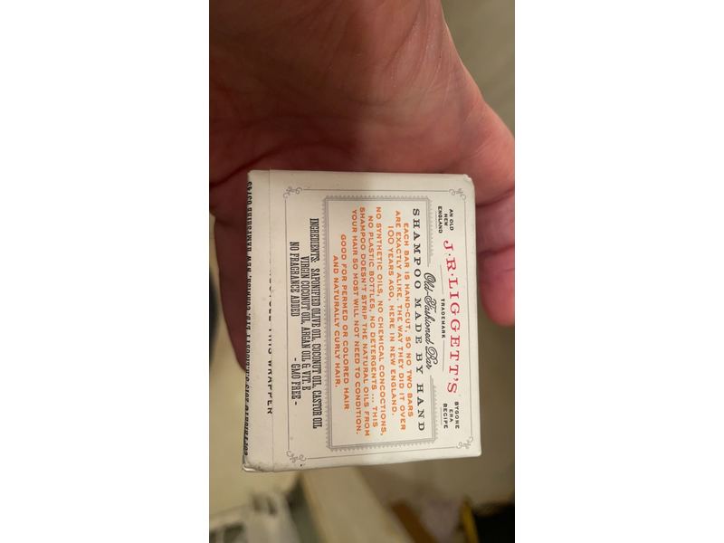 J.R. Liggett's Old-Fashioned Shampoo Bar, Coconut & Argan Oil, 3.5 oz/99 g