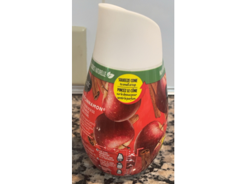 Renuzit Blissful Gel Air Freshener, Apple & Cinnamon, 7 oz/198 g