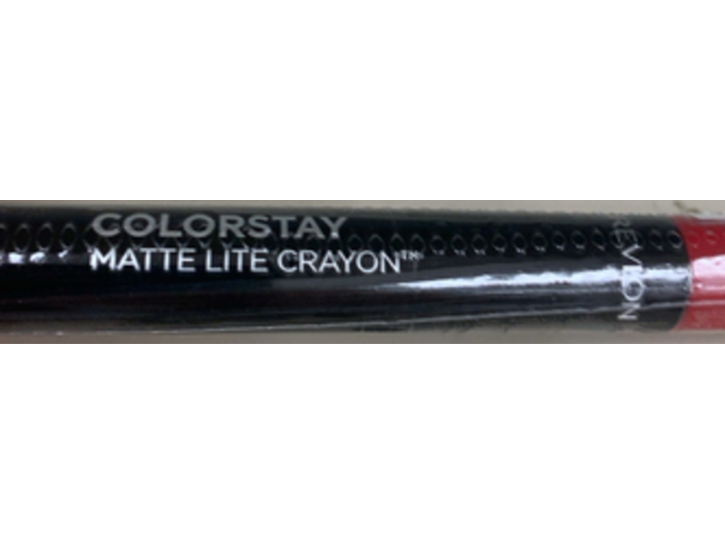 Revlon ColorStay Matte Lite Crayon Lipstick, 009 Ruffled Feathers, 0.049 oz