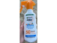 Garnier Delial Children Sensitive Advanced Spray Sunscreen, SPF 50+, 270 mL - thumbnail 2