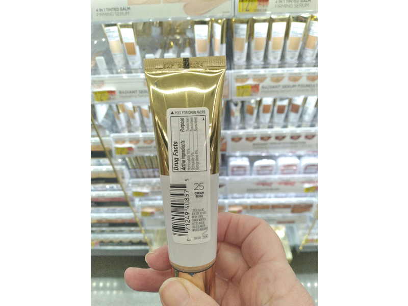 L'Oreal Paris Age Perfect Radiant Serum Foundation with SPF 50, Cream Beige, 1 Ounce