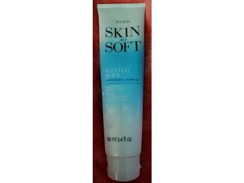Avon Skin So Soft Nourishing Hand Cream, Winter Soft + Hydroseal Complex, 3.4 fl oz/100 mL