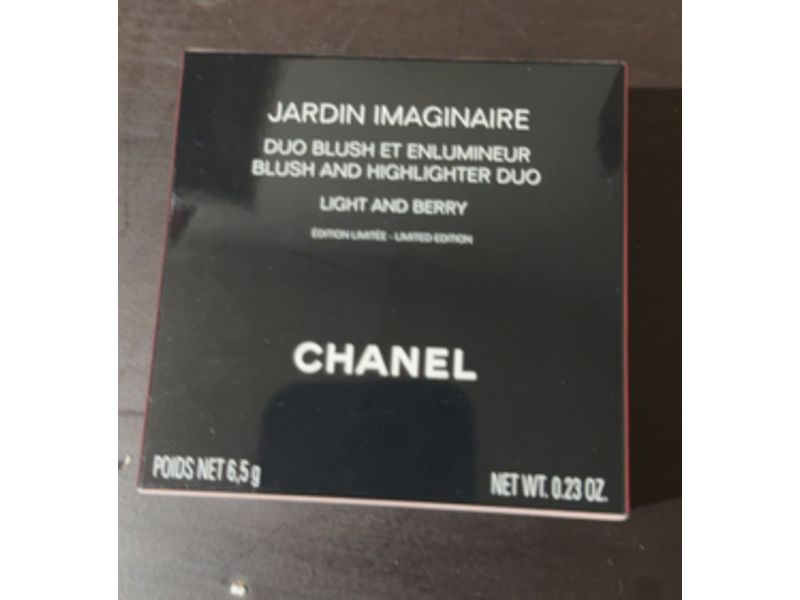 Chanel Jardin Imaginaire Blush and Highlighter Duo Compressed Powder, Light & Berry, 0.23 oz/6.5 g